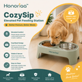 Honoriaa™ CozySip Elevated Pet Feeding Station